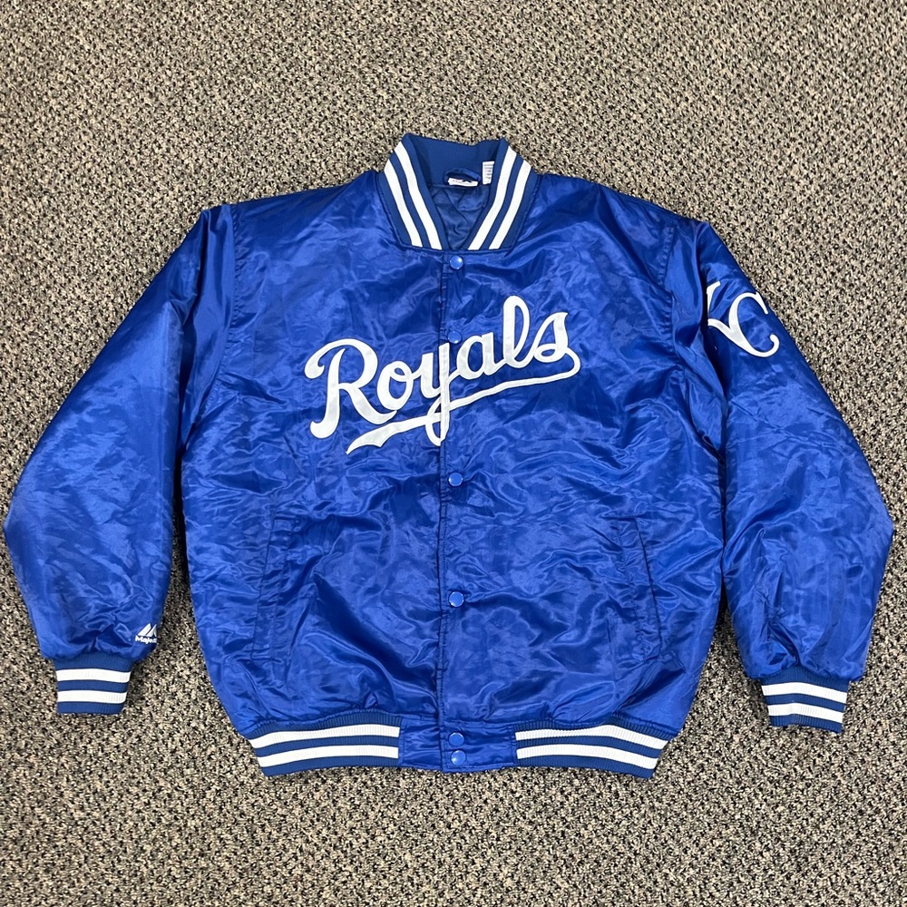 Majestic Kansas city royals athletic bomber jacket